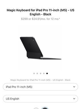 Apple Magic Keyboard for iPad Pro 11-inch — Black
